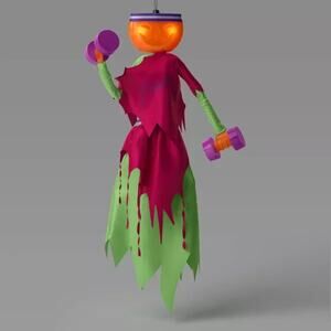 Target Lewis & Friends Talking Pumpkin Iron Lewcy Ghoul Halloween Prop 40’’ NEW